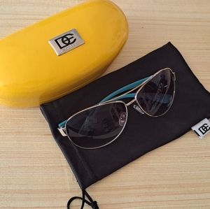 DG turquoise sunglasses with case